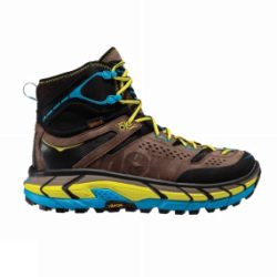 Hoka One One Mens Tor Ultra Hi WP Shoe Grey / Cyan